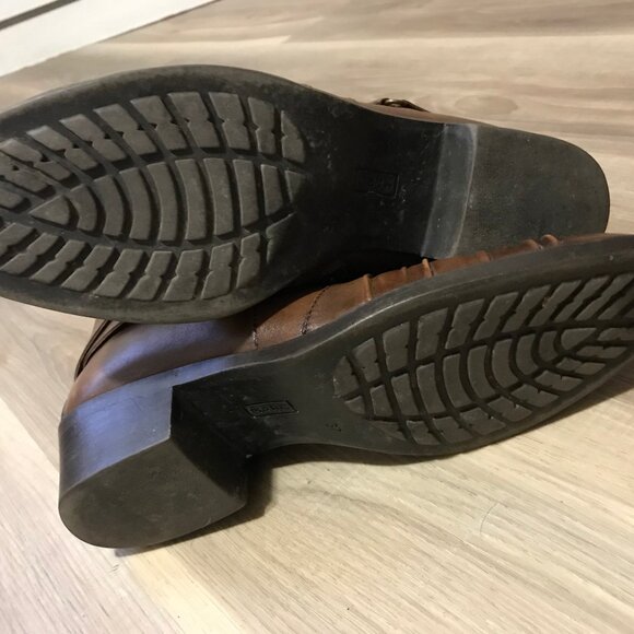 Marc Ladies Brown Leather Boots Size 37 - Picture 6 of 6